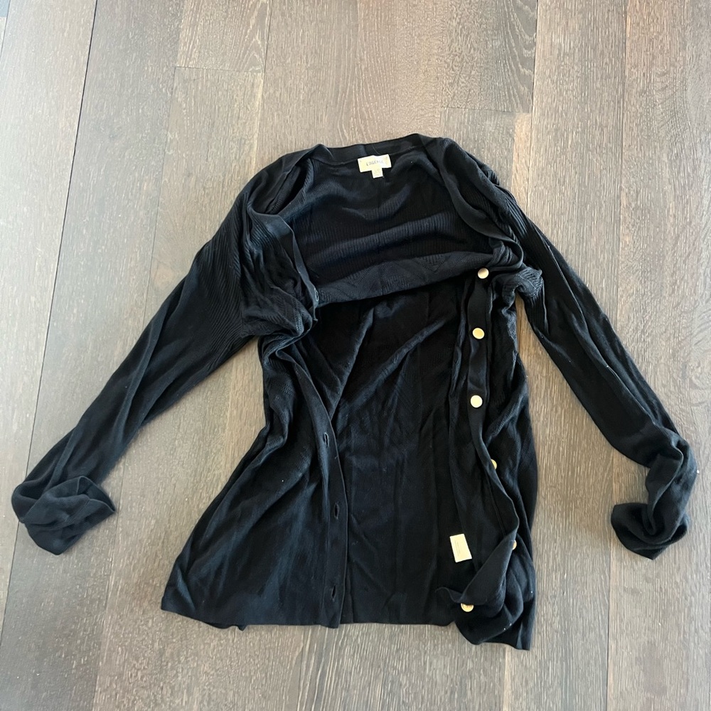 L’Agence Cardigan Black | Size Large